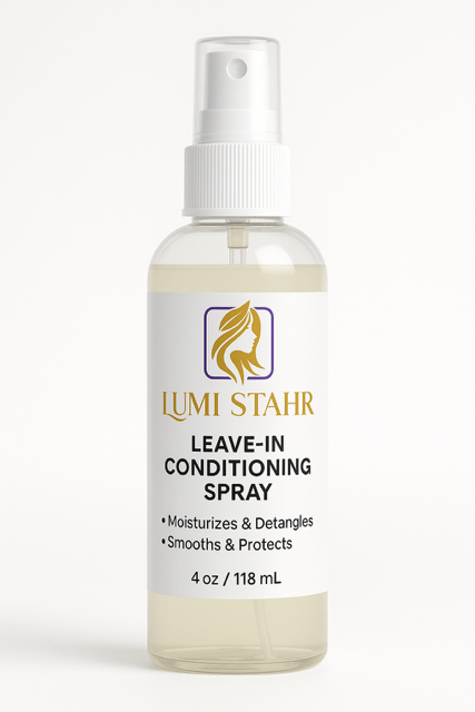 Leave-In Conditioning Spray – Lightweight detangling spray that hydrates, softens, and protects hair all day