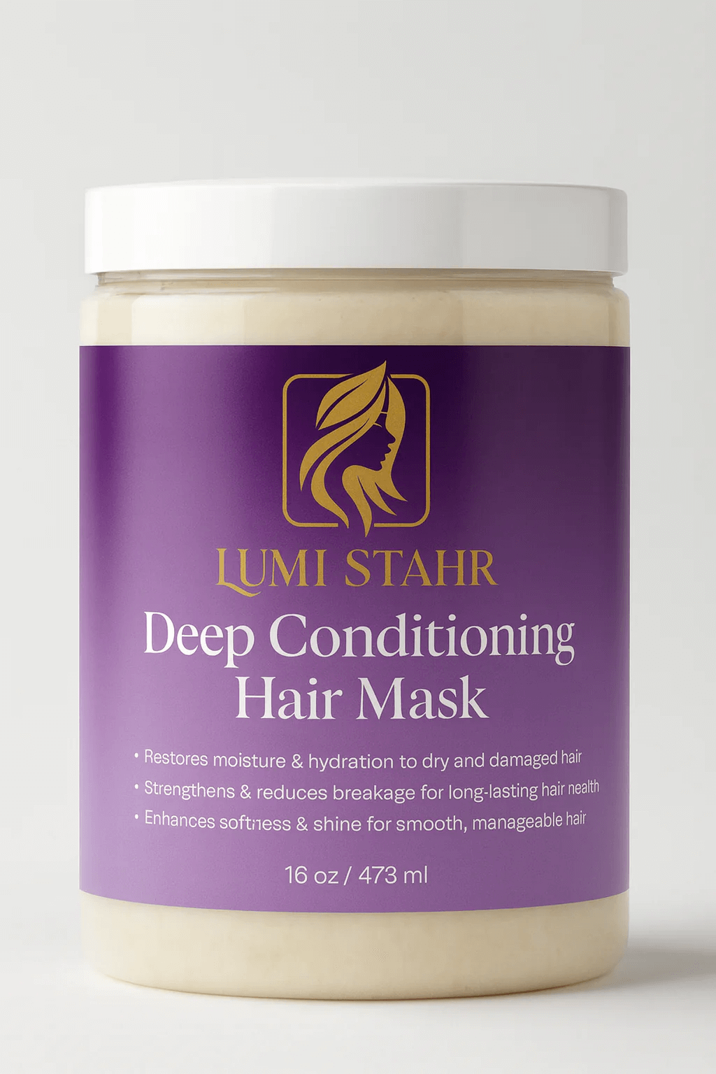 Deep Conditioning Hair Mask – Intensive moisture mask that repairs dry, brittle hair and restores softness.