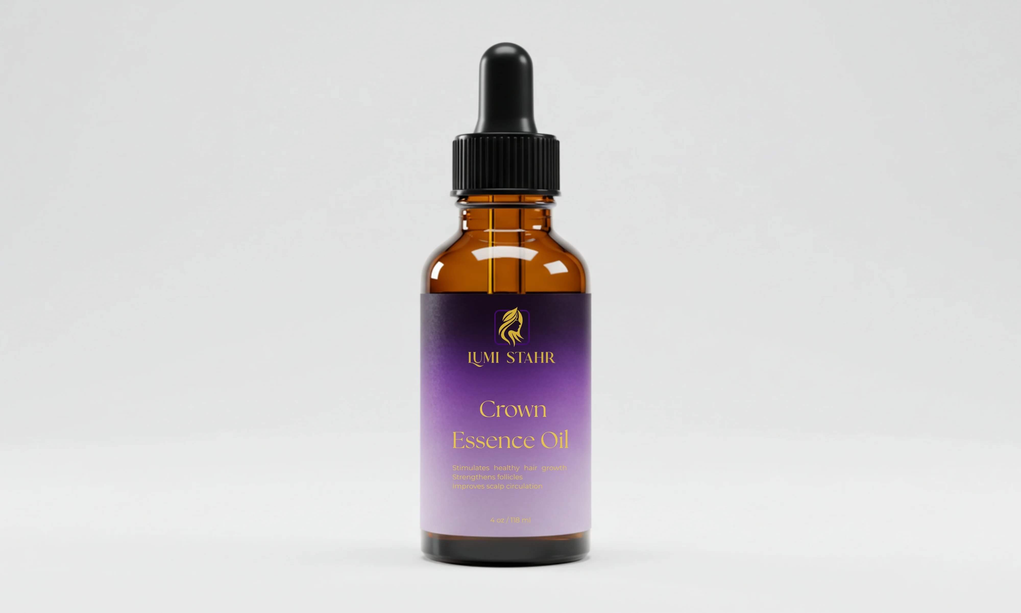 Crown Essence Oil – Luxurious nourishing oil that promotes hair growth, strengthens roots, and adds silky shine.